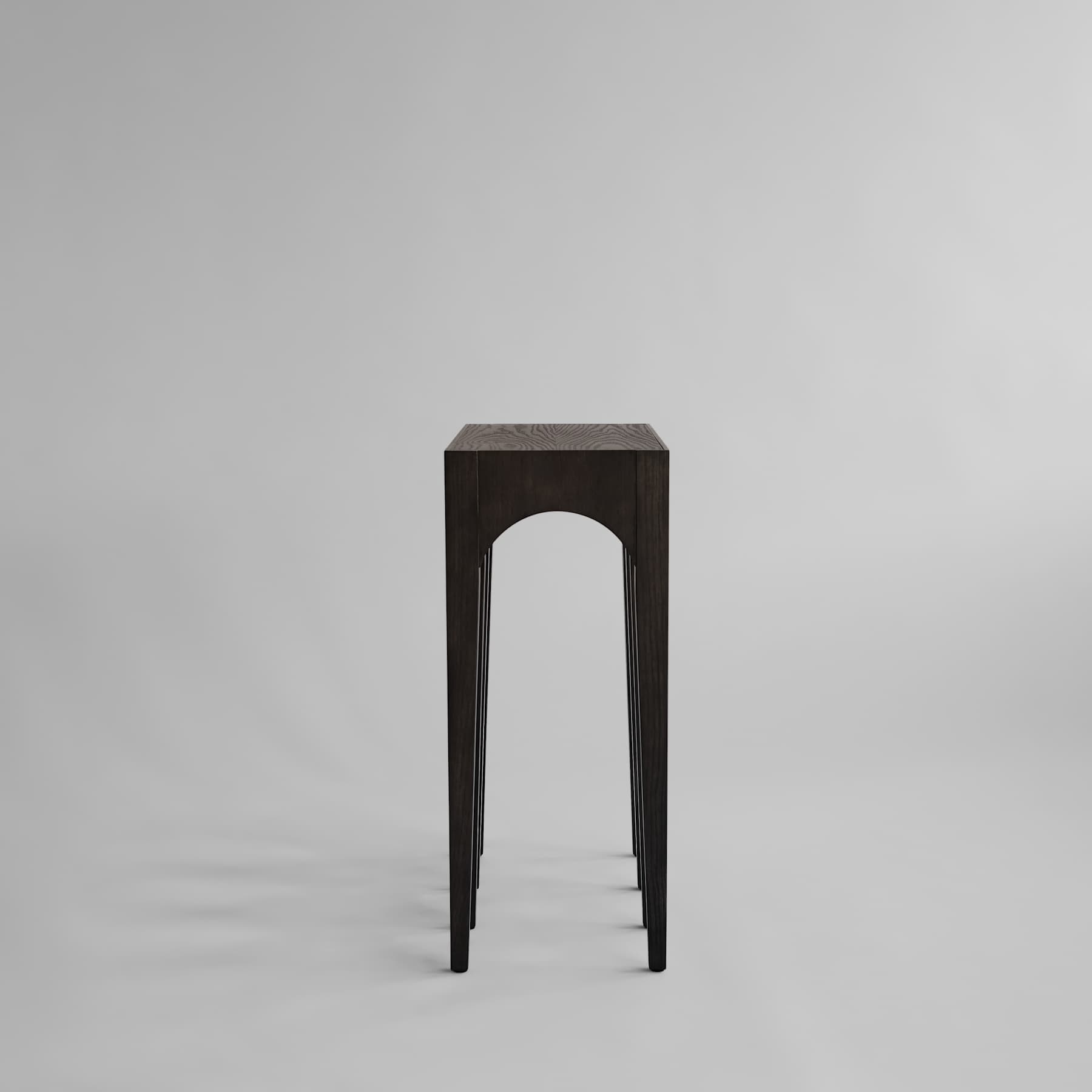 101 Copenhagen Bow Console Table – Small – Coffee Black Oak