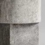 101 Copenhagen Column Table - Silver Travertine