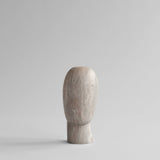 101 Copenhagen Head Sculpture – Medio – Silver Travertine