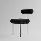 101 Copenhagen Hiro Dining Chair – Black & Peat Velvet