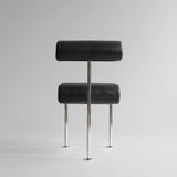 101 Copenhagen Hiro Dining Chair – Stainless Steel & Aniline Leather