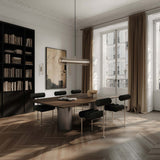101 Copenhagen Hiro Dining Chair – Stainless Steel & Aniline Leather