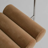 101 Copenhagen Hiro Dining Chair – Stainless Steel & Desert Velvet