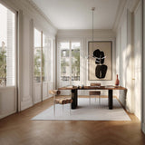 101 Copenhagen Hiro Dining Chair – Stainless Steel & Desert Velvet