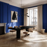 101 Copenhagen Hiro Dining Chair – Stainless Steel & Desert Velvet