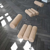 101 Copenhagen Hiro Dining Chair – Stainless Steel & Nubuck Leather