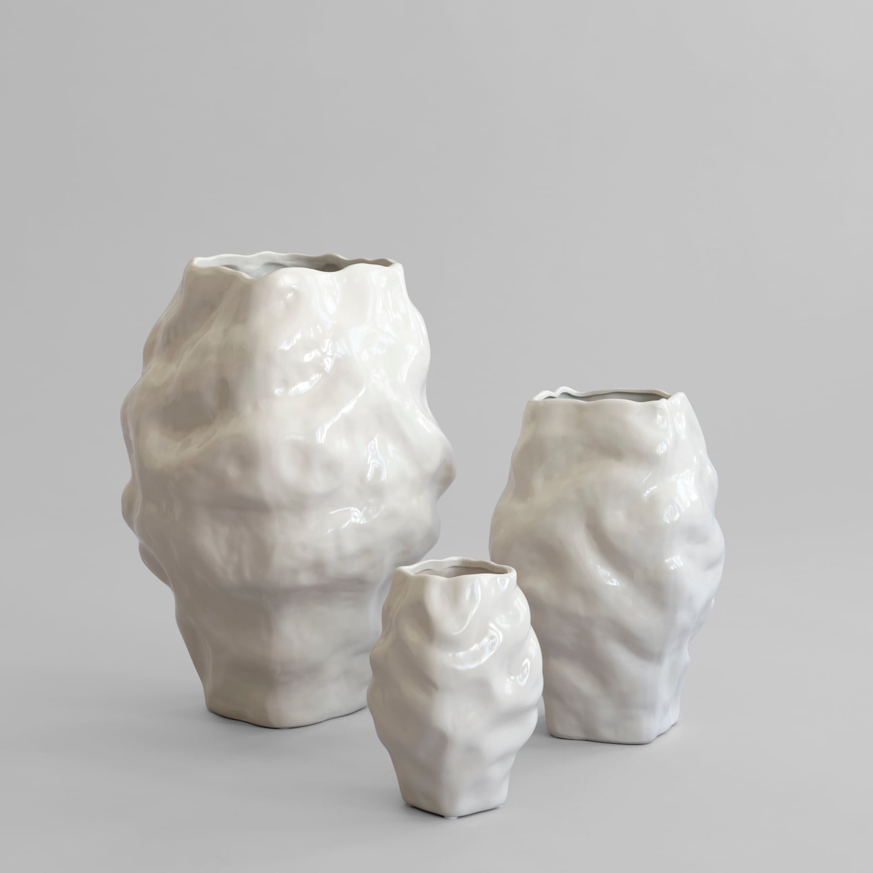 101 Copenhagen Katachi Vase - Big - High Glaze Birch