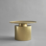 101 Copenhagen Low Pillar Table – Brass