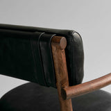 101 Copenhagen Nama Dining Armchair – Classic Brown Oak & Aniline Leather