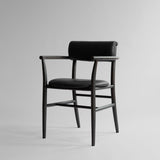 101 Copenhagen Nama Dining Armchair – Coffee Black Oak & Aniline Leather