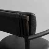101 Copenhagen Nama Dining Armchair – Coffee Black Oak & Aniline Leather