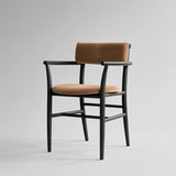101 Copenhagen Nama Dining Armchair – Coffee Black Oak & Desert Velvet