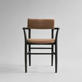 101 Copenhagen Nama Dining Armchair – Coffee Black Oak & Desert Velvet