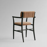101 Copenhagen Nama Dining Armchair – Coffee Black Oak & Desert Velvet