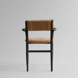 101 Copenhagen Nama Dining Armchair – Coffee Black Oak & Desert Velvet