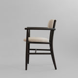 101 Copenhagen Nama Dining Armchair – Coffee Black Oak & Linen