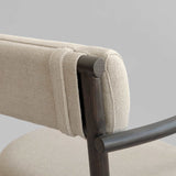 101 Copenhagen Nama Dining Armchair – Coffee Black Oak & Linen