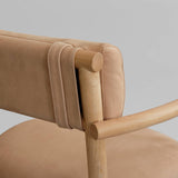101 Copenhagen Nama Dining Armchair – Natural Oak & Nubuck Leather