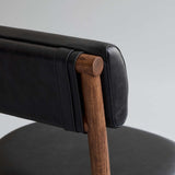 101 Copenhagen Nama Dining Chair – Classic Brown Oak & Black Leather