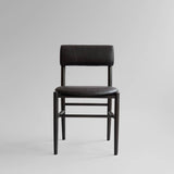 101 Copenhagen Nama Dining Chair – Coffee Black Oak & Black Leather