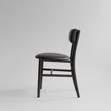 101 Copenhagen Nama Dining Chair – Coffee Black Oak & Black Leather