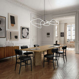 101 Copenhagen Nama Dining Chair – Coffee Black Oak & Black Leather
