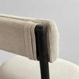 101 Copenhagen Nama Dining Chair – Coffee Black Oak & Linen