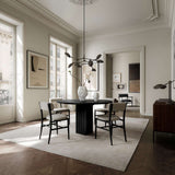 101 Copenhagen Nama Dining Chair – Coffee Black Oak & Linen