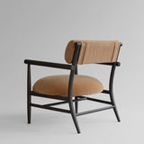 101 Copenhagen Nama Lounge Chair – Coffee Black Oak & Desert Velvet