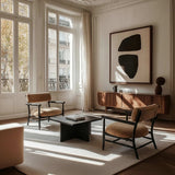 101 Copenhagen Nama Lounge Chair – Coffee Black Oak & Desert Velvet