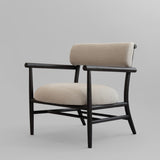 101 Copenhagen Nama Lounge Chair – Coffee Black Oak & Linen