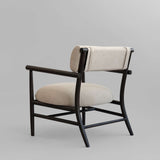 101 Copenhagen Nama Lounge Chair – Coffee Black Oak & Linen