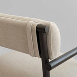 101 Copenhagen Nama Lounge Chair – Coffee Black Oak & Linen