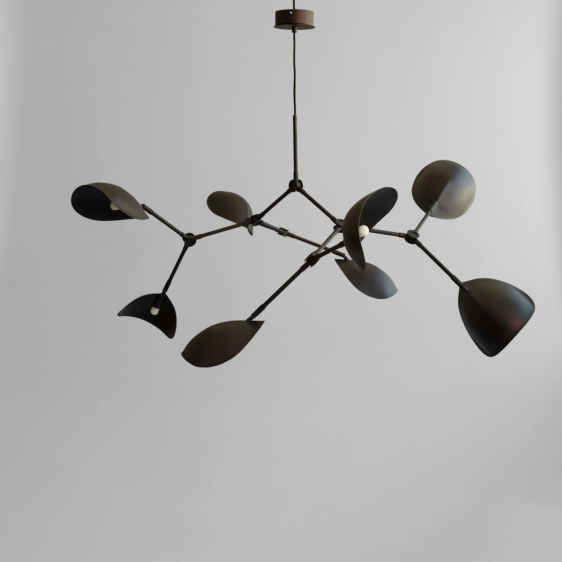 101 Copenhagen Stingray Chandelier – Burned Black