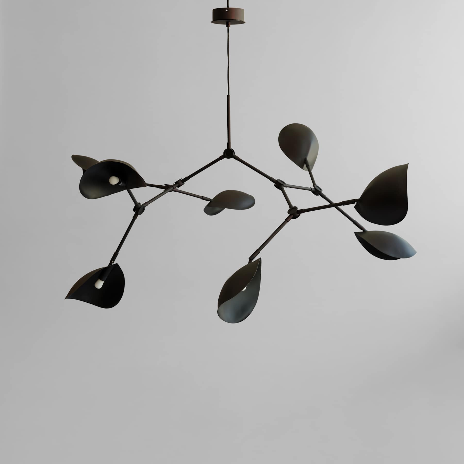 101 Copenhagen Stingray Chandelier – Burned Black