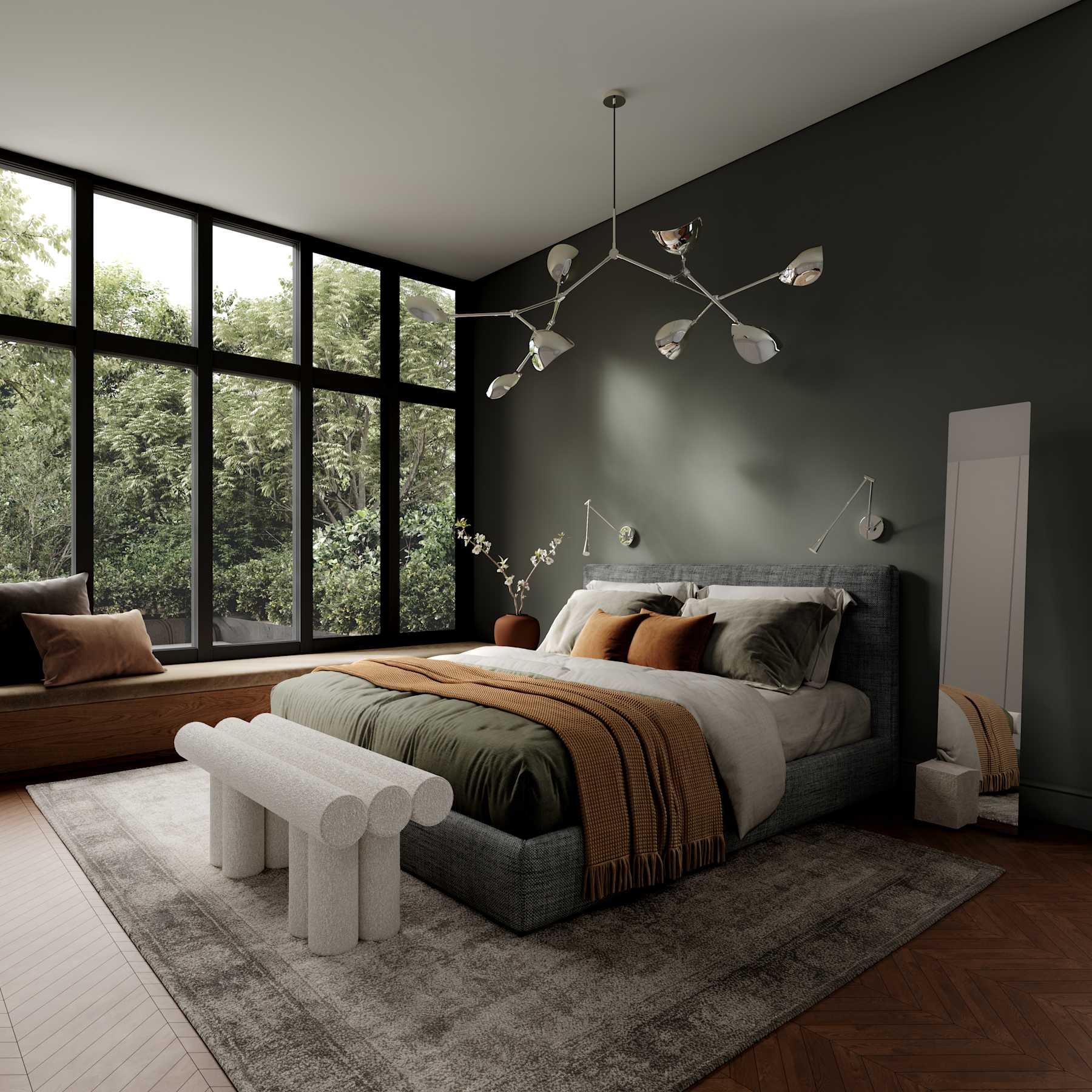 101 Copenhagen Stingray Chandelier – Chrome