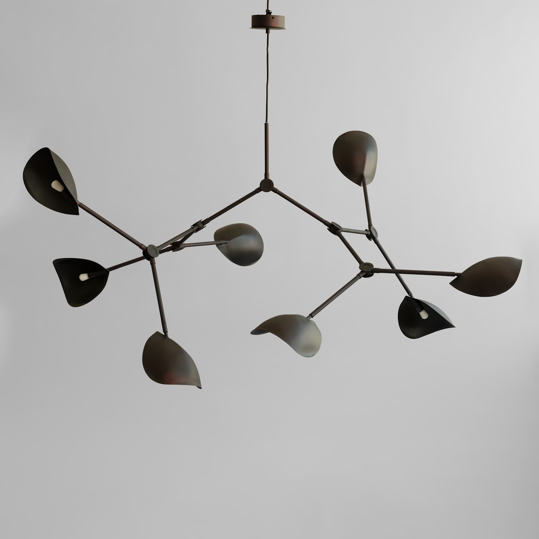 101 Copenhagen Stingray Chandelier – Grande – Burned Black