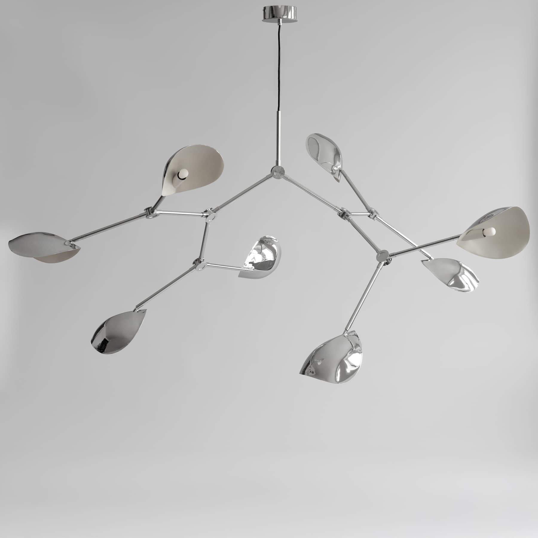 101 Copenhagen Stingray Chandelier – Grande – Chrome