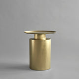 101 Copenhagen Tall Pillar Table – Brass
