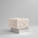 101 Copenhagen Temple Low Coffee Table – Chrome & Limestone