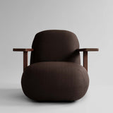 101 Copenhagen Toe Chair with Armrest – Classic Brown Oak & Dark Brown