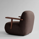 101 Copenhagen Toe Chair with Armrest – Classic Brown Oak & Dark Brown