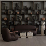 101 Copenhagen Toe Chair with Armrest – Classic Brown Oak & Dark Brown