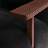 101 Copenhagen Toe Chair with Armrest – Classic Brown Oak & Peat Velvet