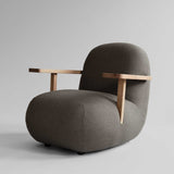101 Copenhagen Toe Chair with Armrest – Teak & Stone Grey