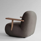 101 Copenhagen Toe Chair with Armrest – Teak & Stone Grey