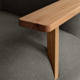 101 Copenhagen Toe Chair with Armrest – Teak & Stone Grey