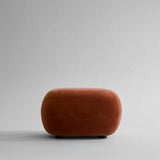 101 Copenhagen Toe Ottoman - Rust Velvet