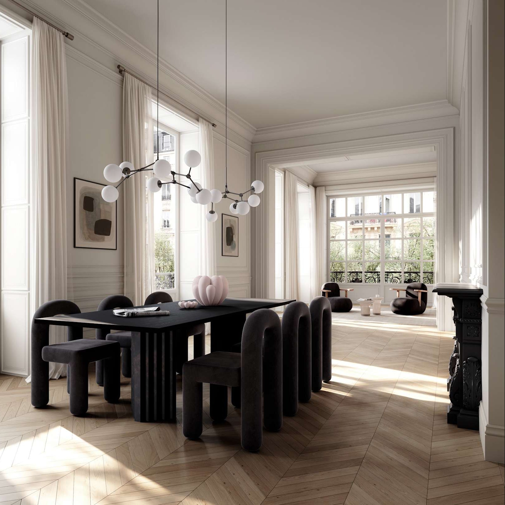 101 Copenhagen Trumpet Low Side Table – Smoked Desert