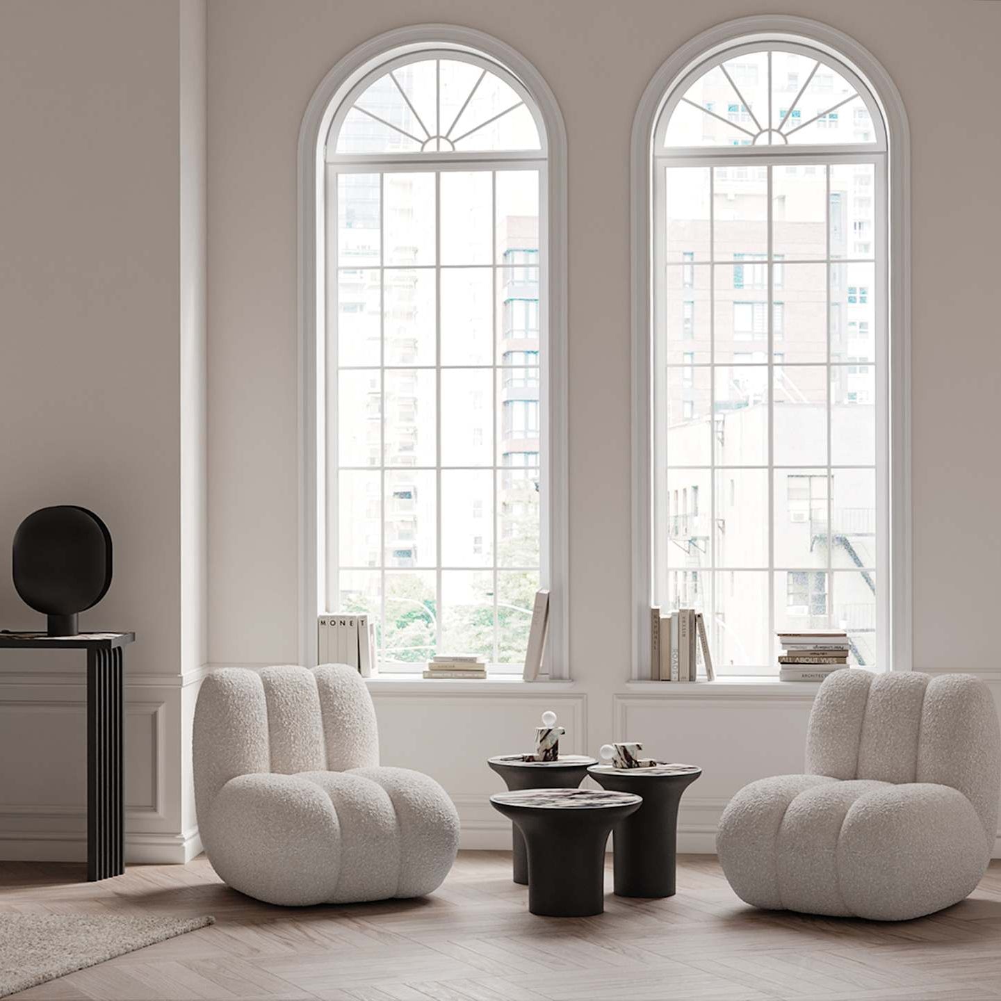 101 Copenhagen Trumpet Tall Side Table – Calacatta